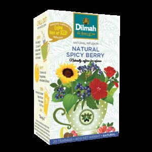 DILMAH Čaj ovocný Naturally Spicy Berry 20x1,5g
