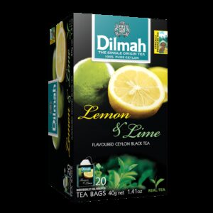 DILMAH Čaj černý Citron Limetka 20x2g