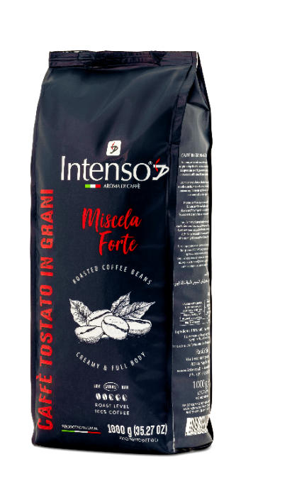 INTENSO aroma di caffé Forte coffe beans